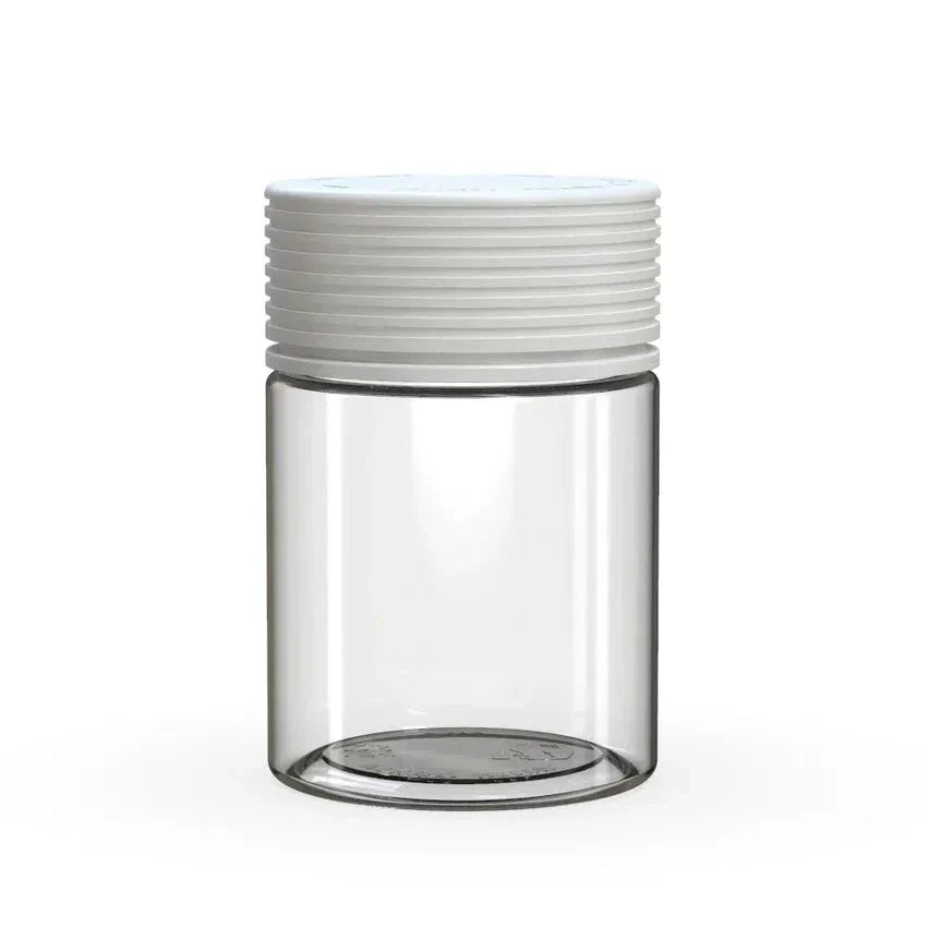 Chubby Gorilla 4oz Spiral CR Plastic Jar Containers With Labels & Application-Plastic Jar