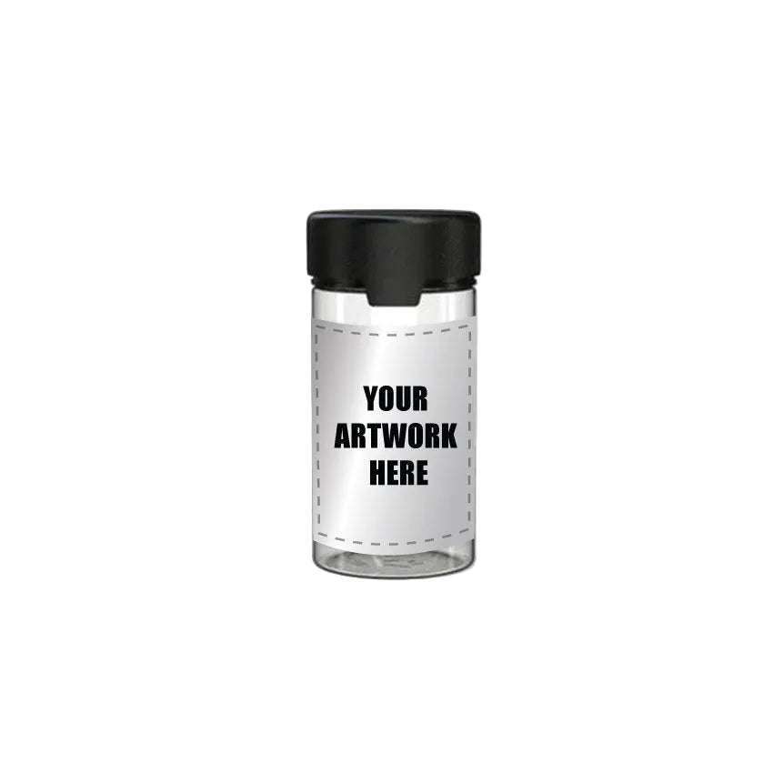 Chubby Gorilla 6oz Aviator CR Plastic Jar Container w/ Inner Seal With Labels & Application-Aviator Containers