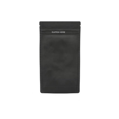 Clutch N Pull Mylar Bag - 1/4 Oz - 7 Grams - Child Resistant - Opaque Black or Opaque White - (100 to 50,000 Count)-Mylar Smell Proof Bags