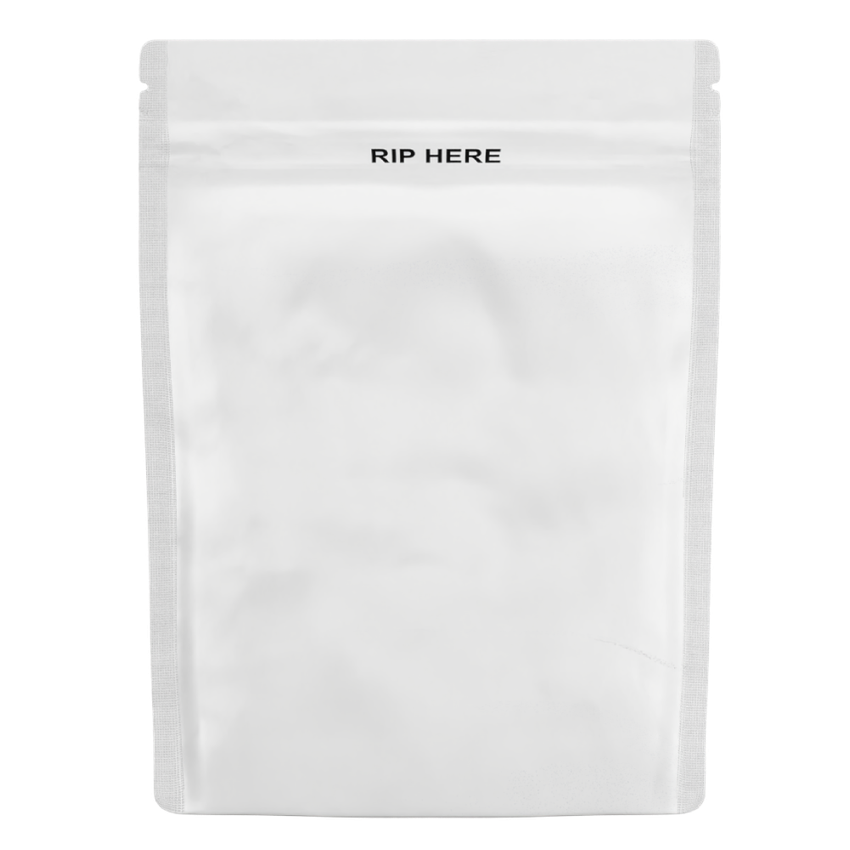 Clutch N Pull Mylar Bag - 1/8 Oz or 1 Gram - Child Resistant - Opaque Black or White - (100 to 50,000 Count)-Mylar Smell Proof Bags