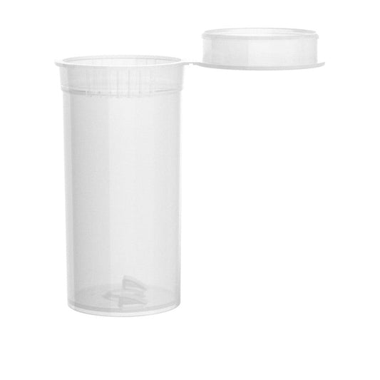 Intertech 13 Dram Pop Top Vial - Clear - (21,312 Count Per Pallet)-Pop Top Vials