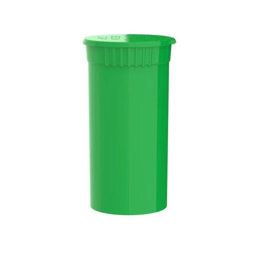 Intertech 13 Dram Pop Top Vial - Lime Green - (21,312 Count Per Pallet)-Pop Top Vials