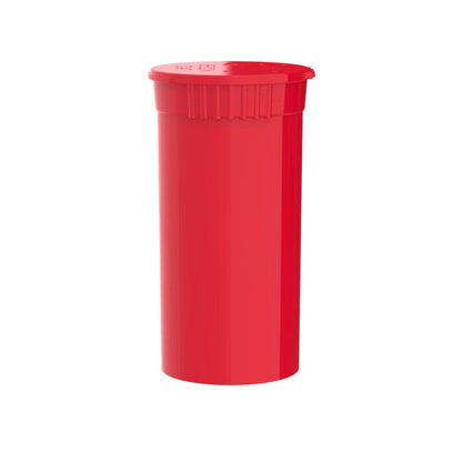 Intertech 13 Dram Pop Top Vial - Red - (21,312 Count Per Pallet)-Pop Top Vials