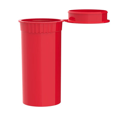 Intertech 13 Dram Pop Top Vial - Red - (21,312 Count Per Pallet)-Pop Top Vials