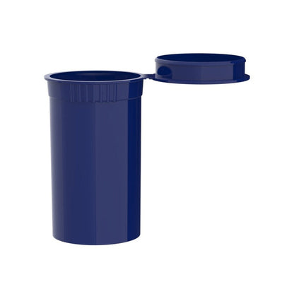 Intertech 19 Dram Pop Top Vial - 1/8 Oz - Blue - (14,976 Count Per Pallet)-Pop Top Vials