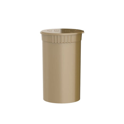 Intertech 19 Dram Pop Top Vial - 1/8 Oz - Gold - (14,976 Count Per Pallet)-Pop Top Vials