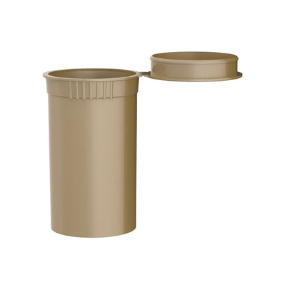 Intertech 19 Dram Pop Top Vial - 1/8 Oz - Gold - (14,976 Count Per Pallet)-Pop Top Vials