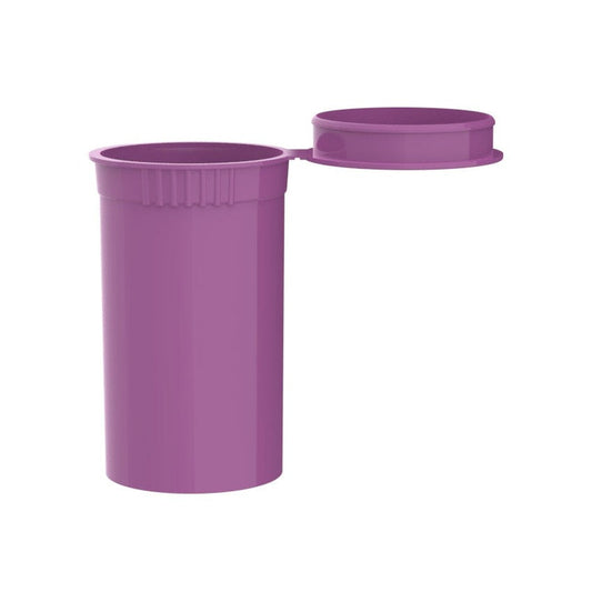 Intertech 19 Dram Pop Top Vial - 1/8 Oz - Purple - (14,976 Count Per Pallet)-Pop Top Vials
