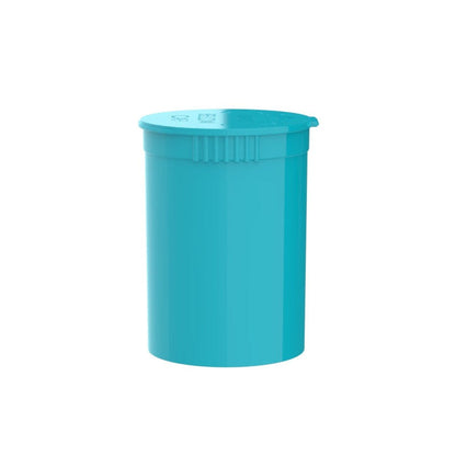 Intertech 30 Dram Pop Top Vial - 1/4 Oz - Aqua - (9,792 Count Per Pallet)-Pop Top Vials