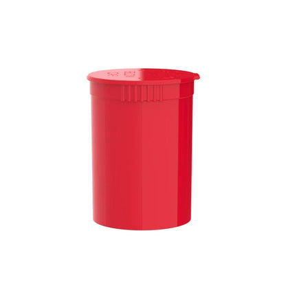 Intertech 30 Dram Pop Top Vial - 1/4 Oz - Red - (9,792 Count Per Pallet)-Pop Top Vials