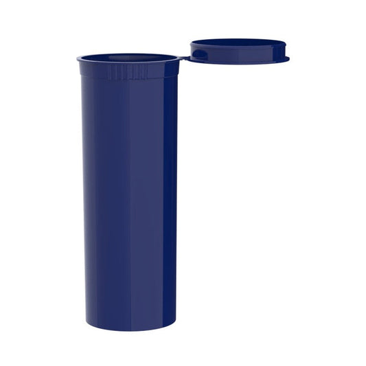 Intertech 60 Dram Pop Top Vial - 1/2 Oz - Blue - (4,608 Count Per Pallet)-Pop Top Vials