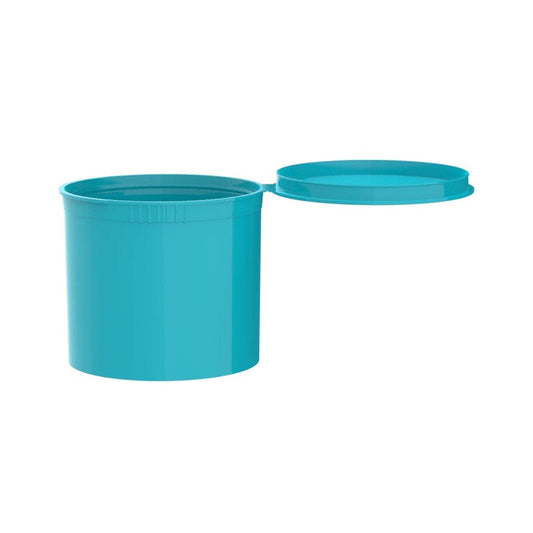 Intertech 90 Dram Pop Top Vial - Aqua Blue - (2,700 Per Pallet)-Pop Top Vials