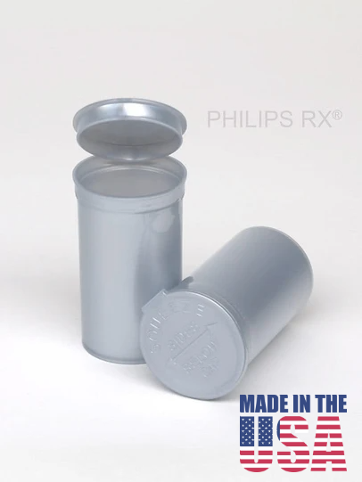 MJ Pop Top Silver/White Bundle (13 Dram, 19 Dram, 30 Dram, 60 Dram & 116mm Joint Tubes)-