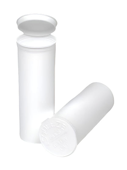 MJ Pop Top White Bundle - (13 Dram, 19 Dram, 30 Dram, 60 Dram, & 116mm Joint Tubes)-