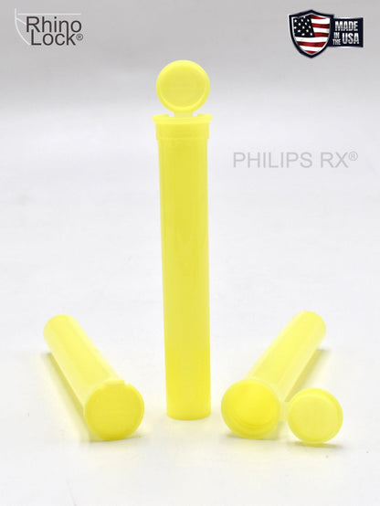 Philips RX 116mm Blunt Tube - Lemon Yellow - CPSC Child Resistant - (475 Count)-Joint Tubes & Blunt Tubes