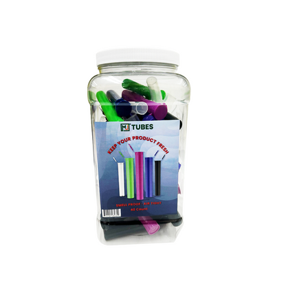 Pop Top Joint Tubes Display - Various Styles - (40 Count Per Box)-Joint Tubes & Blunt Tubes